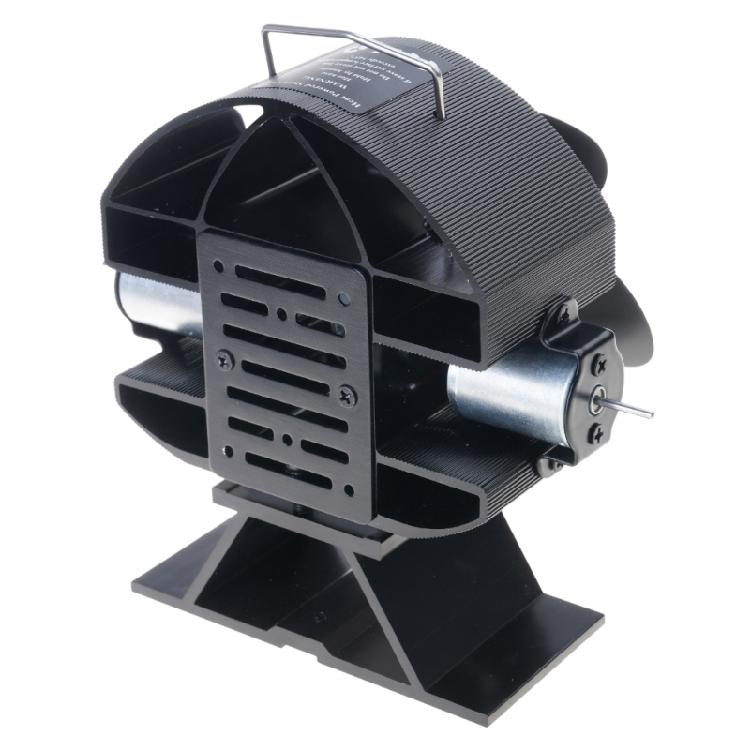 Heat Powered Stove Fan Heat Circulation Fan for Wood Stove No Batteries Required