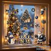 Christmas Window Clings Stickers Set for Holiday Home Decor