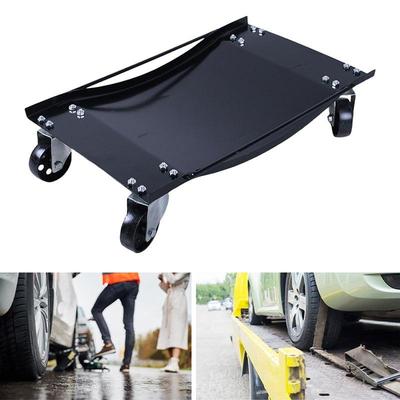 360 Degree Rotatable Car Wheel Dolly with Anti Skid Design Tire Storage Cart for Moving Cars Trailers Workshops
