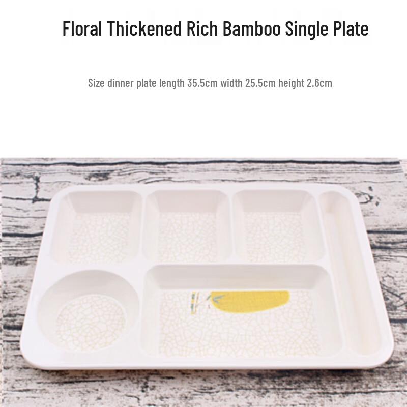 Divided Melamine Canteen Plate