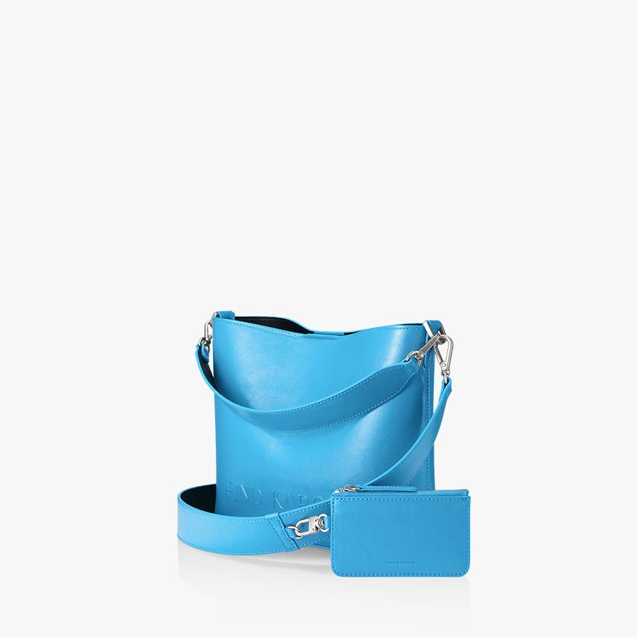 

Сумка FIND KAPOOR Lcu Bag H 24, мятый набор с надписями, бирюзовый 1000378