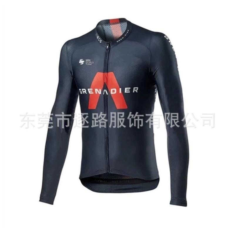 INEOS Thermal Long Sleeve Cycling Jersey Bib Tights Set Winter Road Mountain Bike Riding