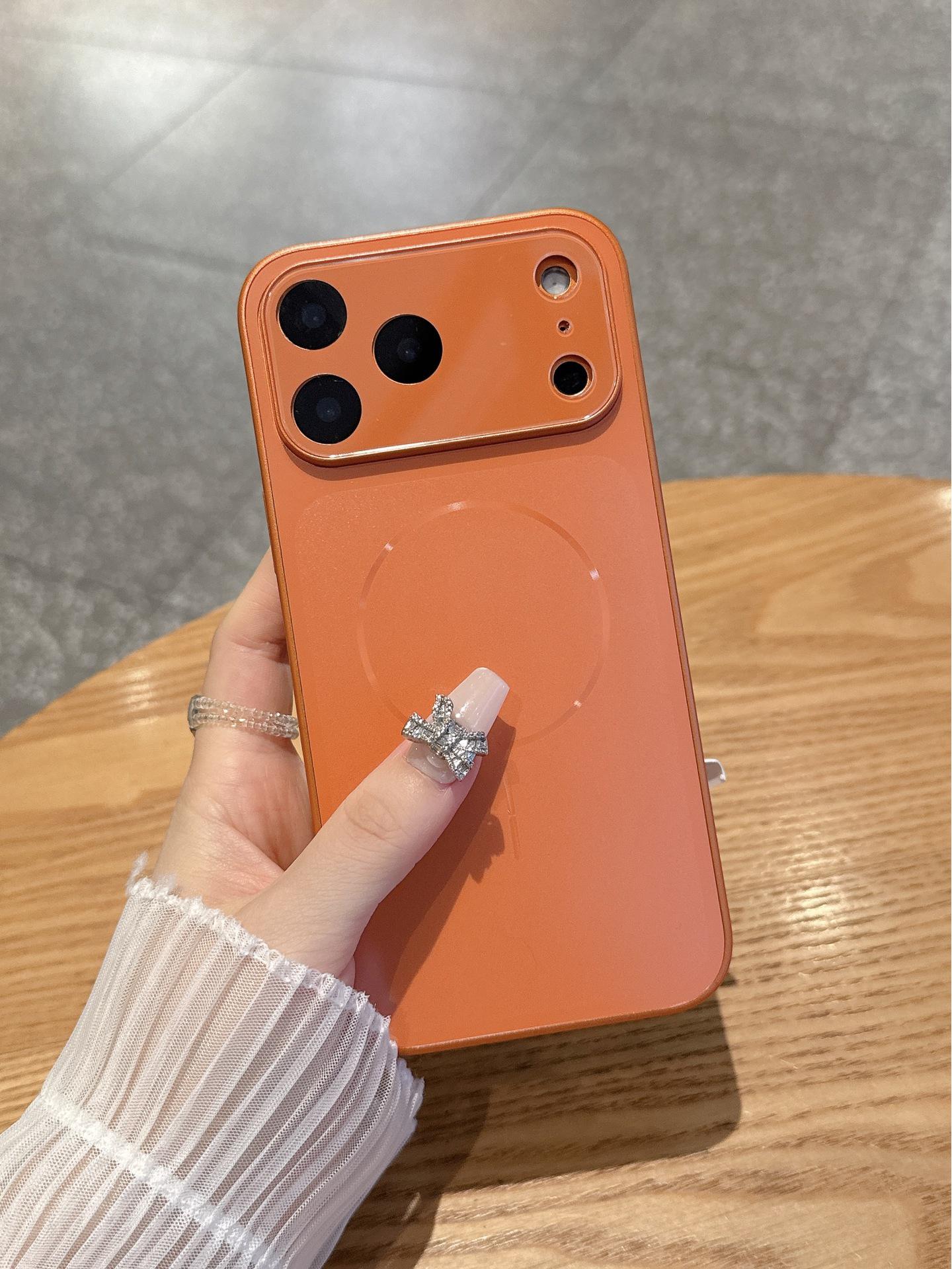 

Compatible with Apple 15/16 to 17 Pro Max, Large Window AG Matte Magnetic Phone Case for 14/13. iPhone 14