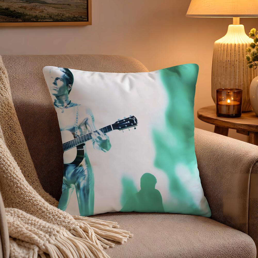 TheNeighbourhood Album Cover Cushion Cover Soft Plush Cushion Cover Double Print And Invisible Zipper For Sofa Home Car Use