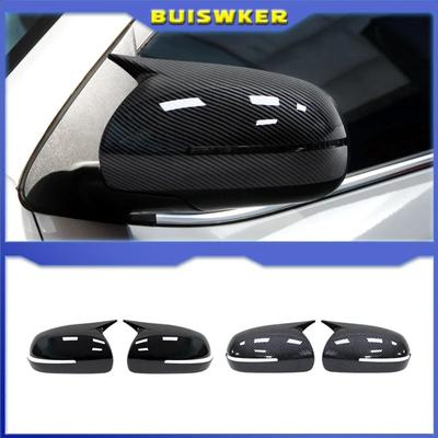 Auto Rückspiegel Abdeckung Trim Rückspiegel Kappe Gehäuse Aufkleber Dekoration Für Kia Forte K3 Cerato 2010-2018 ABS Carbon Faser