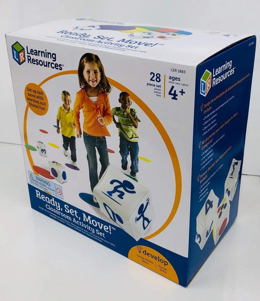 Learning Resources Ready Set Move™ Classroom Activity Set Get Moving! Classroom Activity Set LER 1883