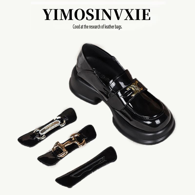 

Кожаные мокасины на платформе высокие каблуки маленькие кожаные туфли женские туфли одинарные туфли туфли Мэри Джейн черные 41