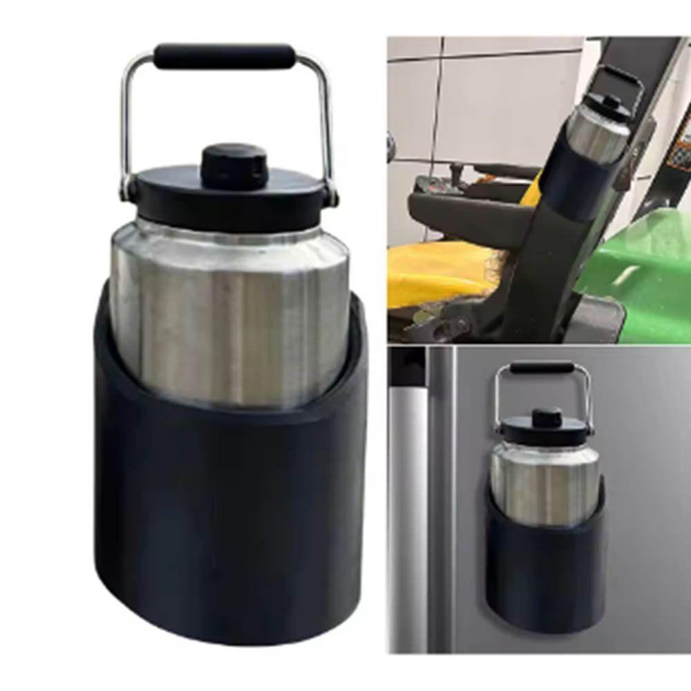 Magnetic Design Magnetic Cup Holder Black Color Magnetic Water Bottle Rack Outdoor Use
