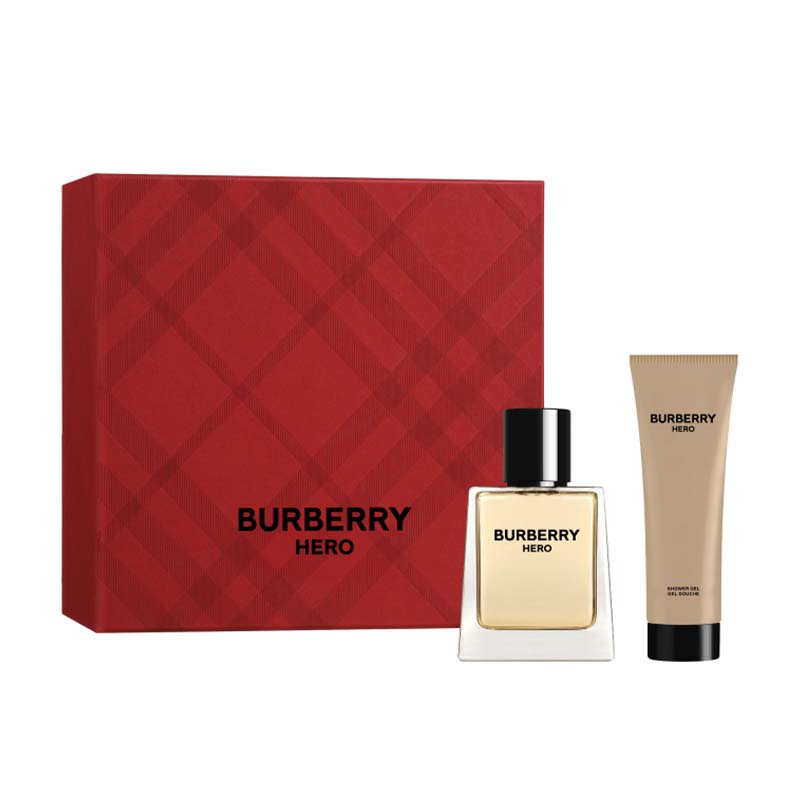 Burberry Hero Men s Fragrance Collection Perfume Sets Eau De Toilette Woody 50ml+75ml 50ml+75ml (Perfume+Shower Gel)