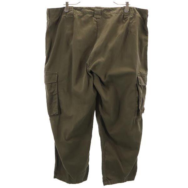 Rakouská armáda 90. léta vojenské cargo kalhoty khaki Zapínání na knoflíky Velká velikost Pánské Použité