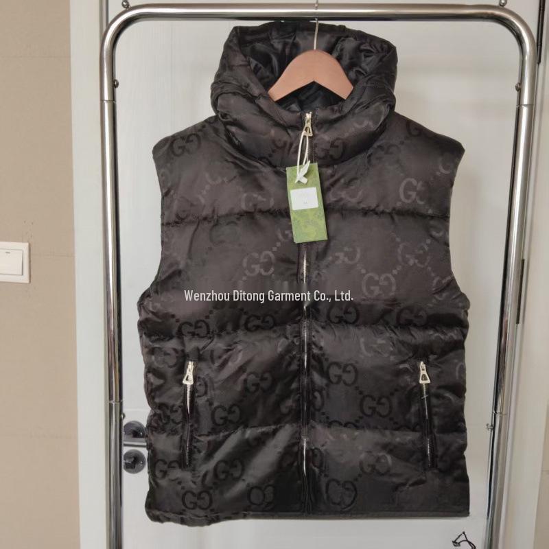 Hochwertige ärmellose Baumwollweste mit Stehkragen für Damen und Herren - Warme Herbst-Winter-Freizeitjacke