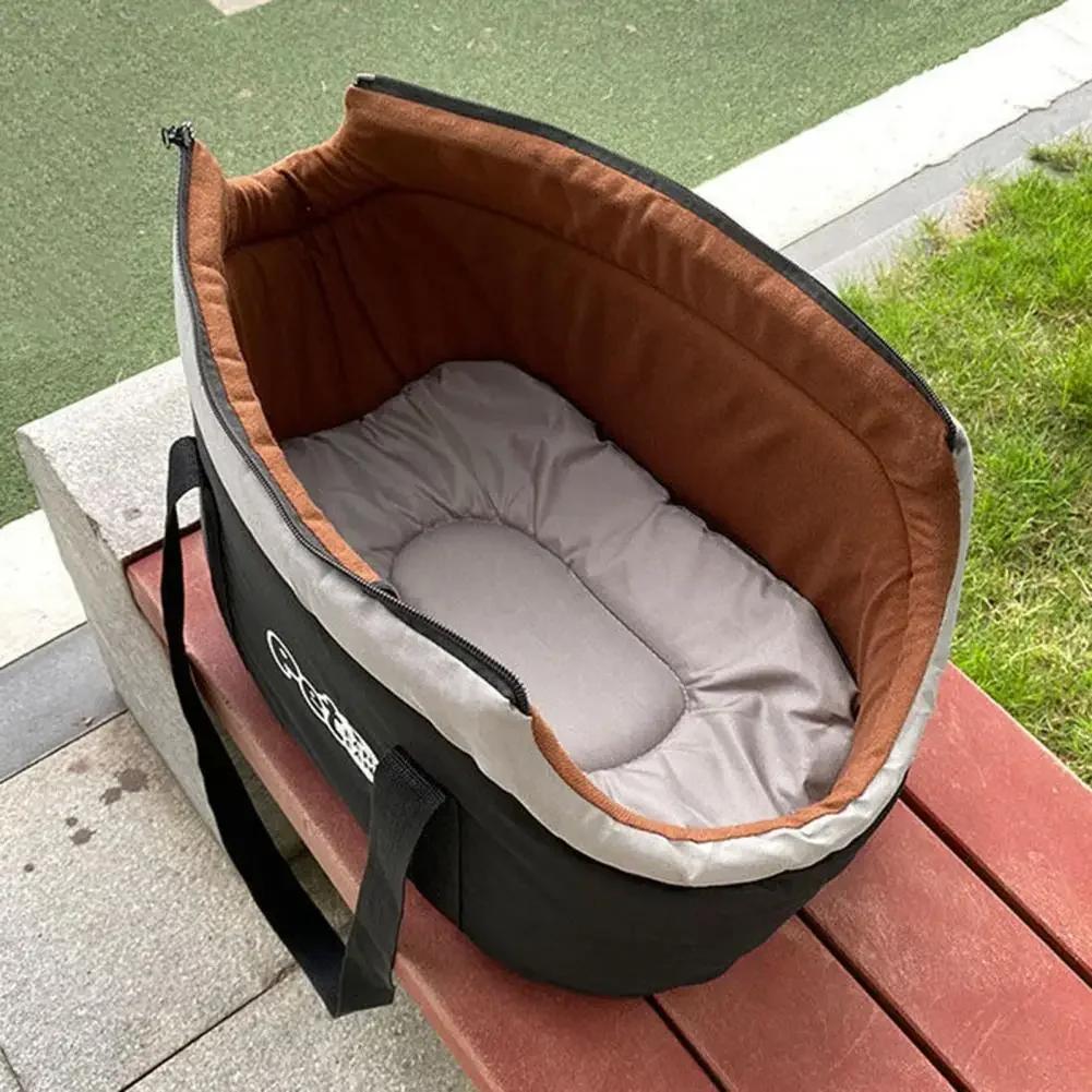 Portable Shoulder Handbag for Pet, Foldable Pet Bag, Dog Bag, Cat Bag, Oxford Cloth Outcrop, Breathable
