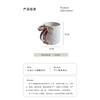 Creative Water Mug Bow Tie Princess Ceramic Mug Nordic Coffee Cups with Big Handrip Colored Ceramics Big Juice Breakfast Cup