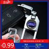 Car Sticker 2026 Creative Metal Car Keyring Men's Key Chain Holder For Ford 2 3 Mondeo Mk3 F150 Ranger Fusion Mustang Fiesta Mk7