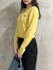 [Snidel] BearPaw Cable Knit Pullover SWNT251022 Women's YEL Free Size
