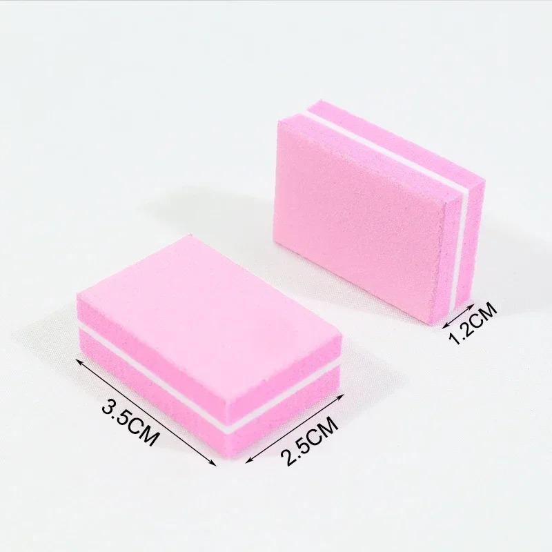 50pcs Mini Buffing Sanding Files Block Pedicure Care Nail Art Buffer Polish Manicure Pedicure Nail File Tools Nail