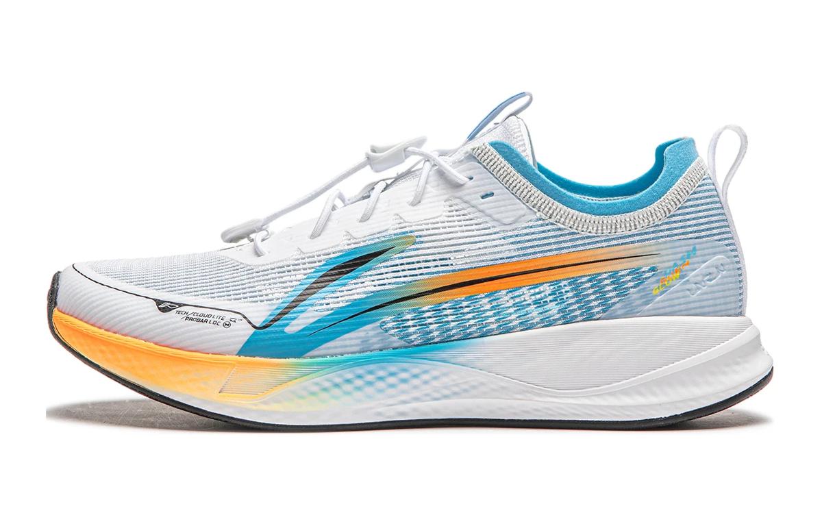 Li Ning YOUNG Cushioning Rebound Low top Kids Running Shoes White Blue Kids YKFU014-5 39