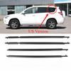 4 ks Gumové lišty vnějších oken USA nebo EU pro Toyota RAV4 2009-2012 75720-0R020 Ochrana skla Vodotěsná lišta pro sklo RAV-4 XA30