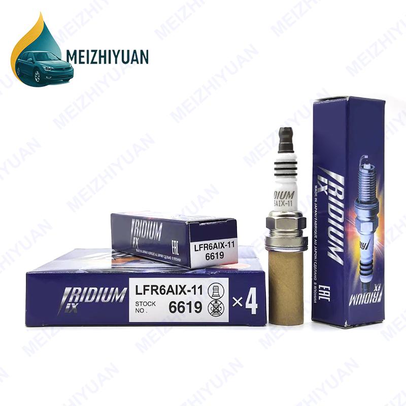 4/8Pcs 6619 LFR6AIX-11 Iridium Spark Plug for Toyota FJ CRUISER HIACE 4 RUNNER Lexus IS LS RX GX GS Land Rover FREELANDER