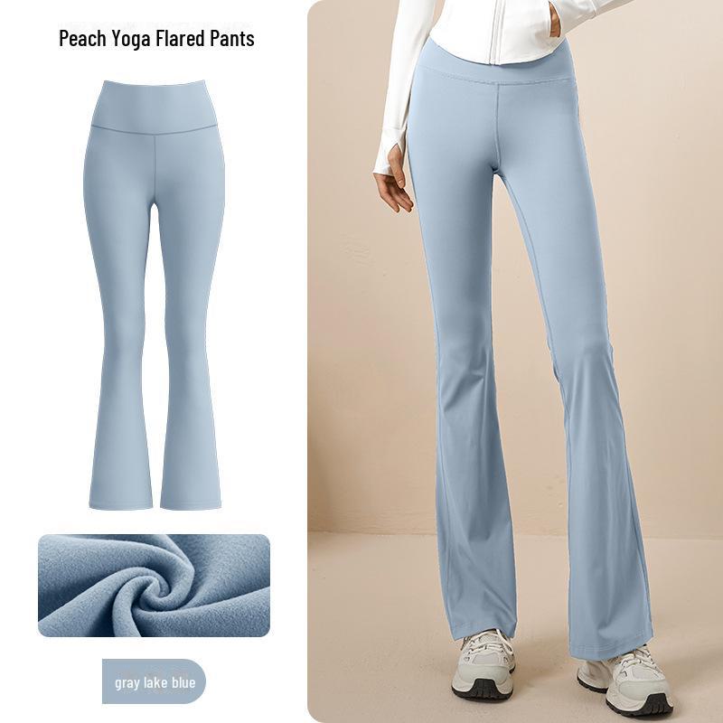 

Бархатные штаны для йоги с высокой талией Juyitang, колготки телесного цвета, утягивающие бедра, эластичные штаны для фитнеса для женщин. XXL