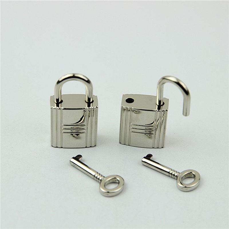 Square Metal Clasp Turn Lock Twist Key Locks DIY Handbag Purse Closure Bag Parts Leather Hardware Accessories