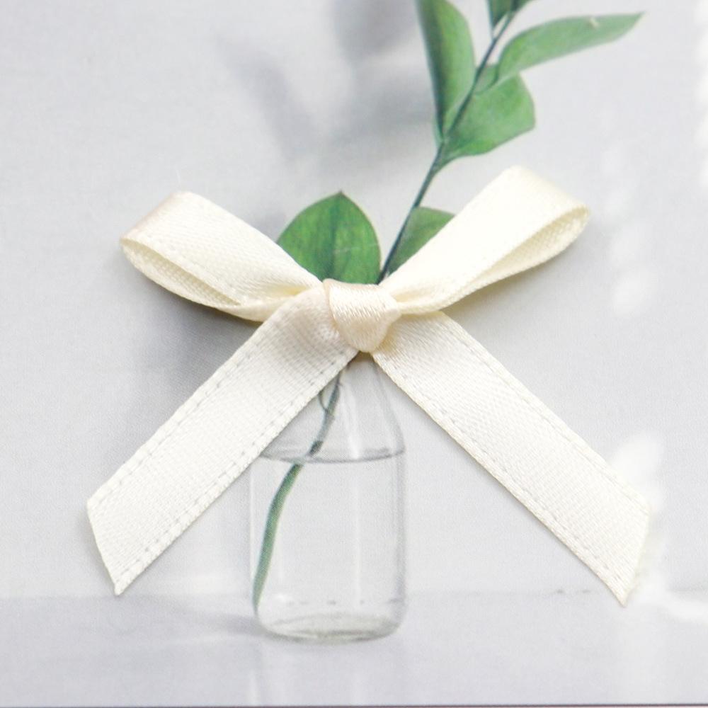 0,6 cm polyesterová stuha, ručně vázaná malá mašle, DIY oděvní doplňky, barevná popruhová mašle