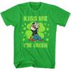 Popeye Kiss Me I'm Irish Men's T Shirt