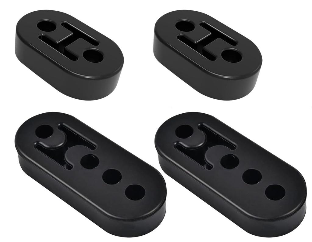 Haverain Set of 4 Muffler Hanging Rubber Exhaust Pipe Exhaust Pipe Hanger Reinforced Muffler