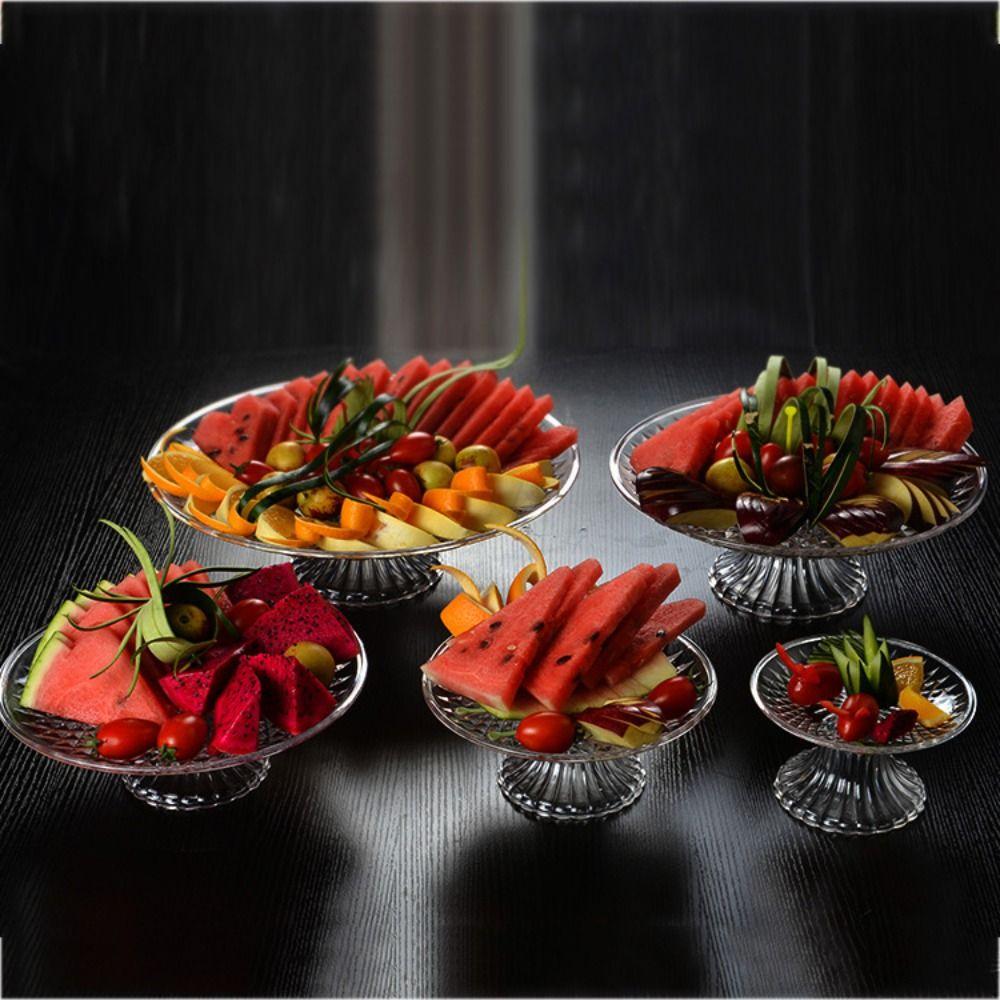 Tea For Ktv Baking Cakes Save Space Tray Stand Food Sampling Tray Fruit Plate Dessert Plate