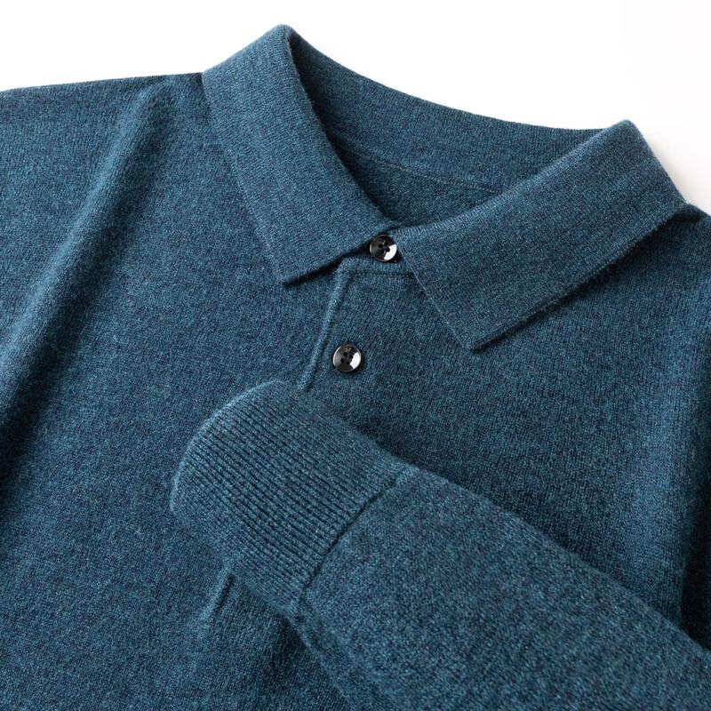 

FAPAI Мужской пуловер из 100% мериносовой шерсти с лацканами 2XL 54