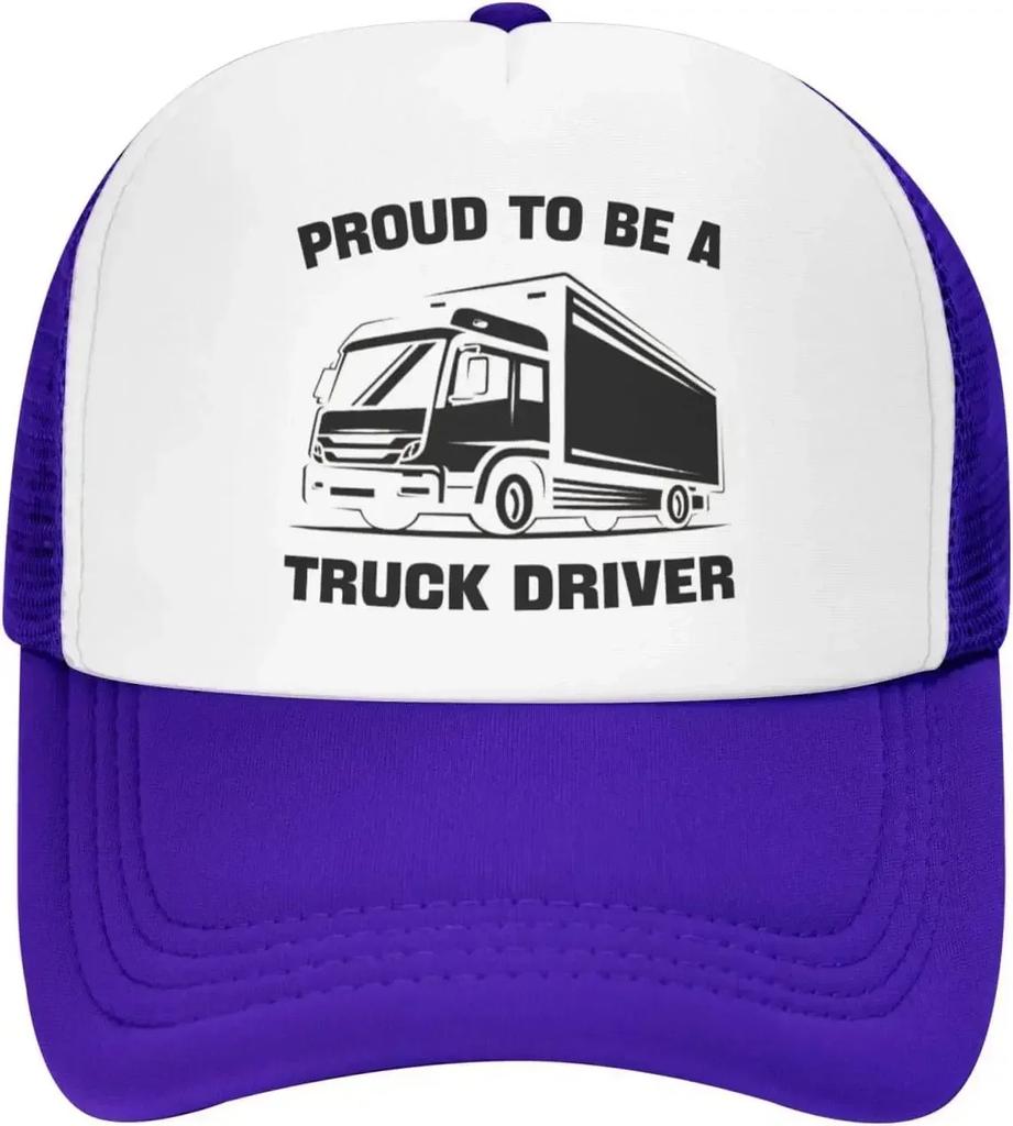 Truck Driver Cute Funny Trucker Caps Womens Hiking Hats Proud To Be A Truck Driver Summer Outdoor Humor Hats