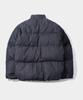 Black Moment Denim String Two-Way Featherless Airy Puffer Zip-Up Jacket [Black Denim]