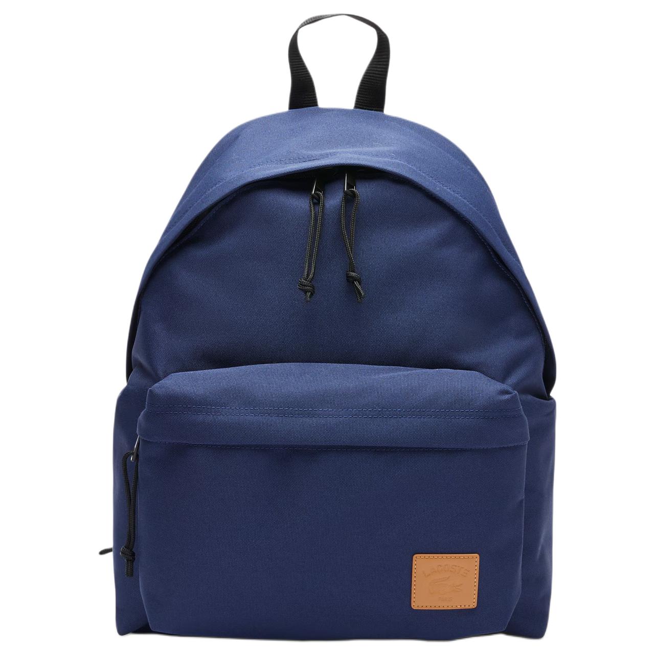 Lacoste Logo Polyester Backpack Unisex backpack Blue NU5179ZU-021 Blue