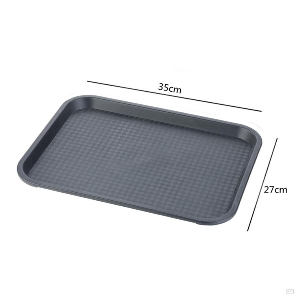 Serving Tray Platter Office Living Room Versatile Party Tea Rectangular Makeup