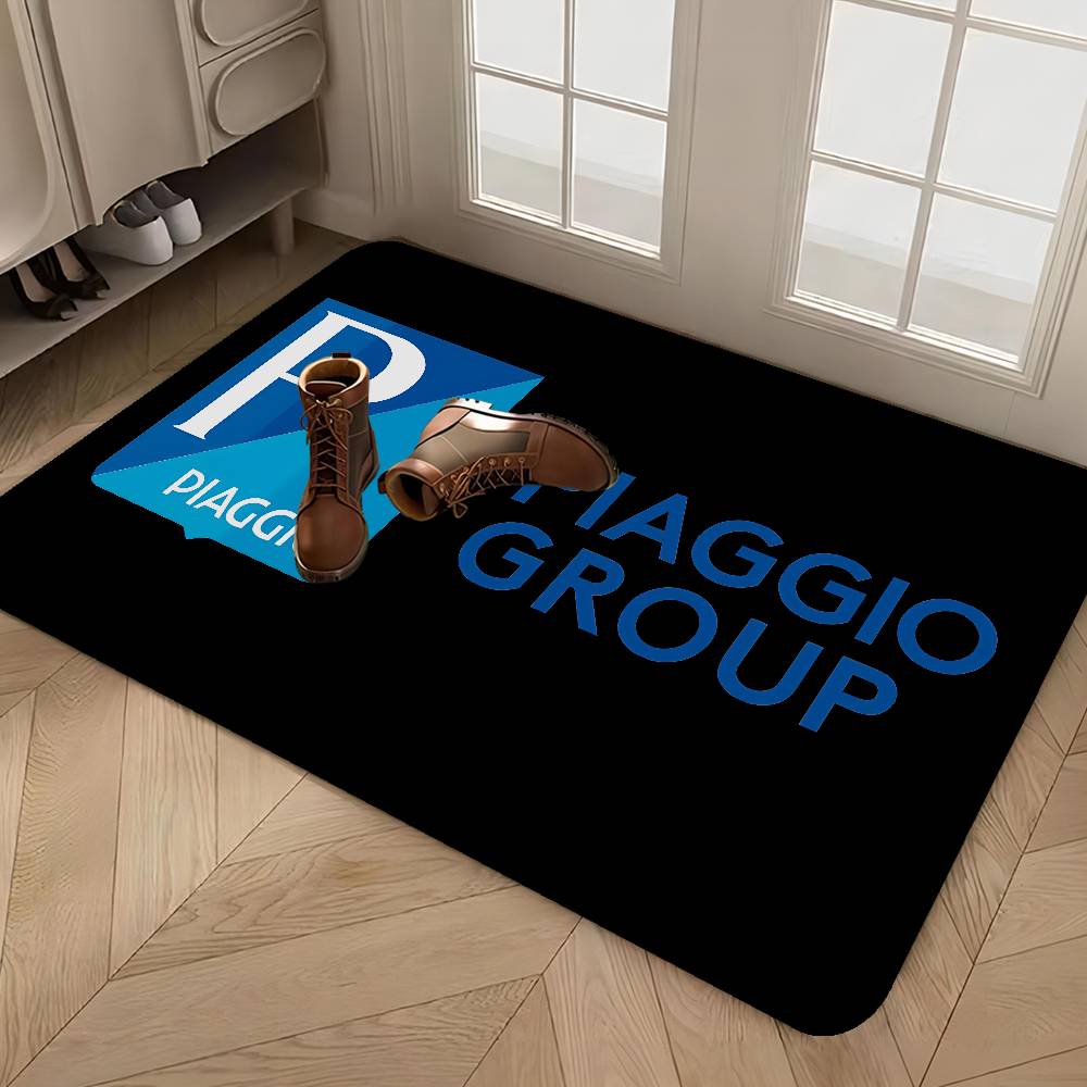 

P-Piaggio Logo Kitchen Mat Cheaper Anti-slip Modern Living Room Balcony Printed Modern Home Decor 40x60cm