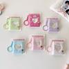 Hanging Pocket Mini Photocards Holder Love Heart Hollow Picture Storage Keyring  Backpack Keychain