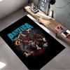 "Skull with Horns and Snakes" suitable as a non-slip mat for the living room or bedroom sofa