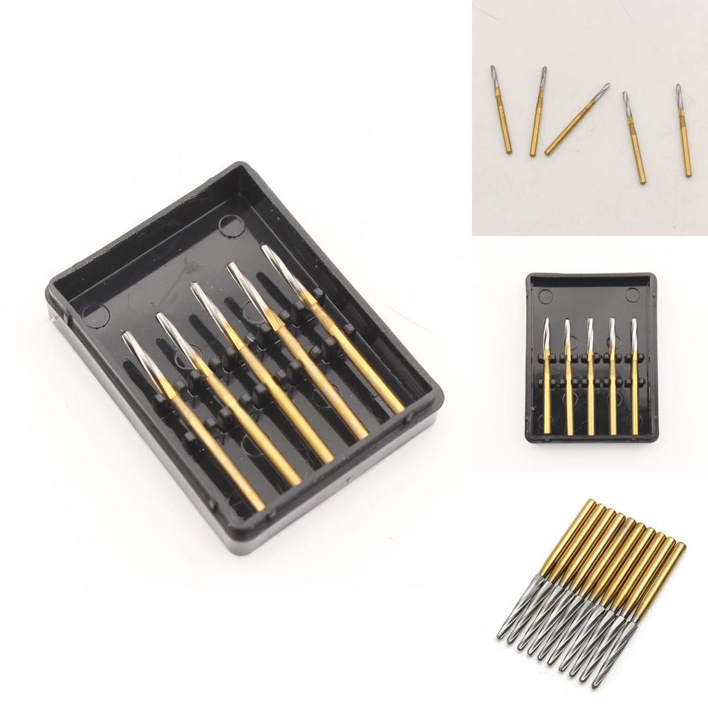 Trapano Dentale in Acciaio al Tungsteno a Lunga Fessura Strumento per Carving ad Alta Velocità per Professionisti Dentali