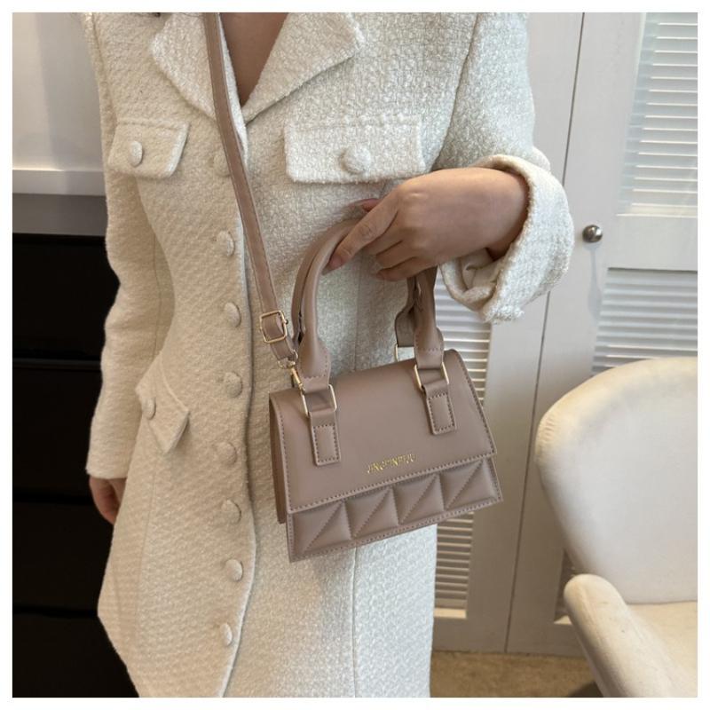Fashiable Korean Versi PU Shoulder Bag Versatile Fresh Solid Color Handbag Crossbody Bags Tote Exquisite Craftsmanship Women