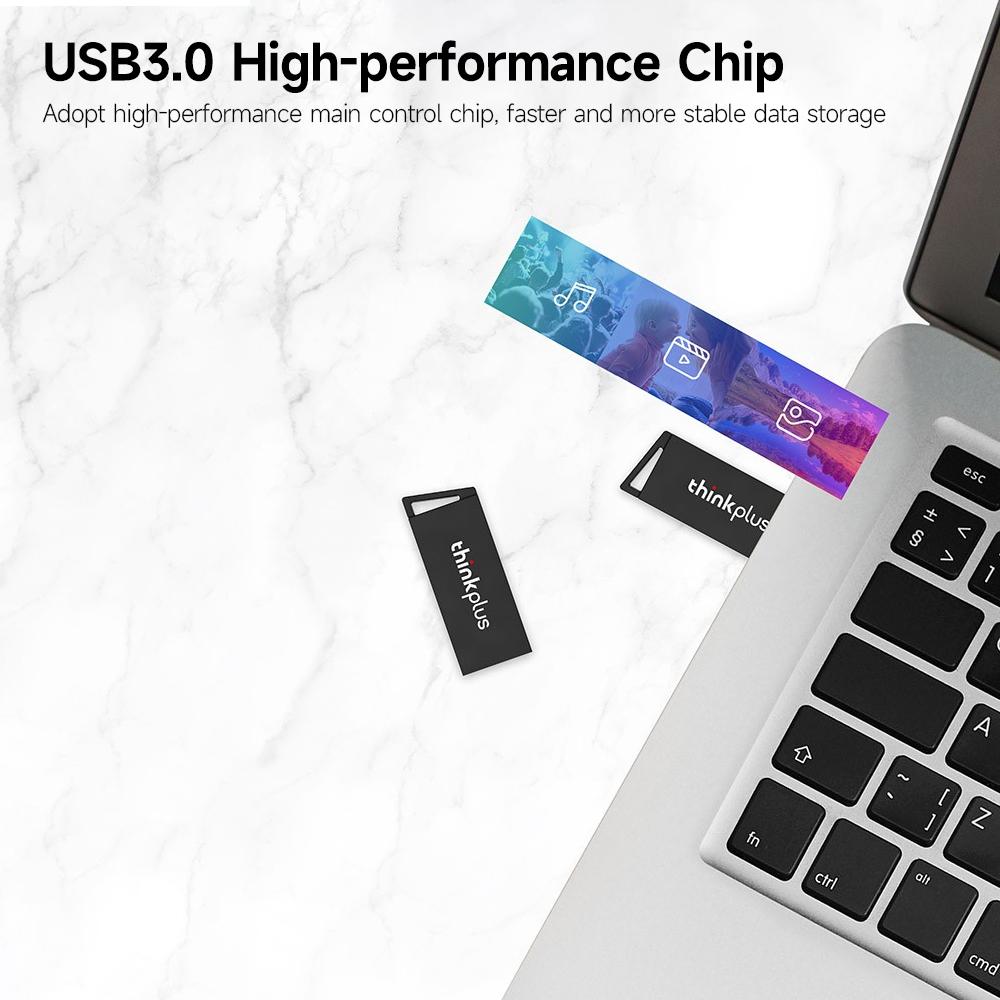 thinkplus MU231 16GB USB3.0 Metal U Disk High speed USB Flash Drive Portable Shockproof U Disk Plug and Play Wide