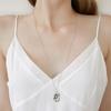 Atypical Frame Pendant Necklace (N040silver)