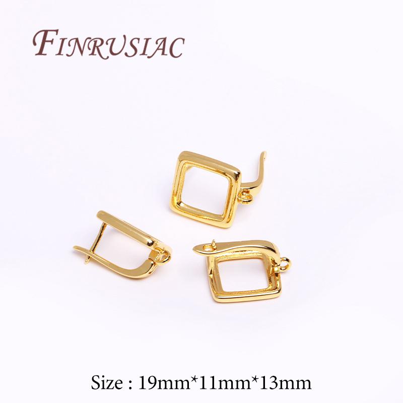 

Earwires Fastener Earring Hooks Clasps 18K Gold Plated Earrings Accessories DIY Handmade Tassel/Pearl Drop Earrings Making 1 pair