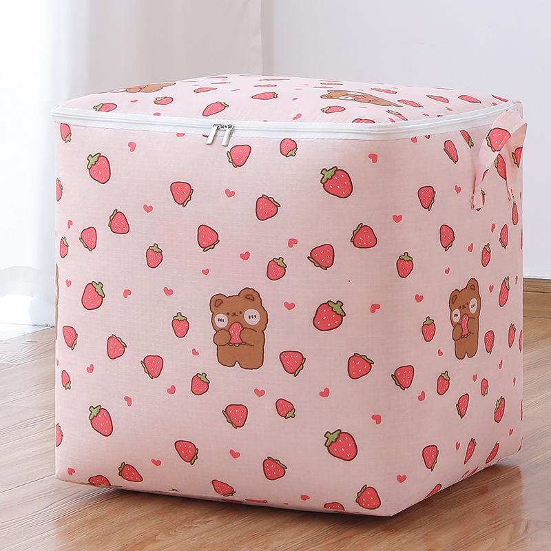 Home Zipper Oxford Cloth Storage Bag Quilt Storage Bag Moving Bag Storage Box Extra Large 100Lift47 45 47cm чёрный