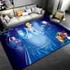 1pc Disney Cinderella Pattern Area Rug Soft Flannel Floor Mat for Living Room, Bedroom, Sofa Coffee Table Floor Mat, Machine Washable