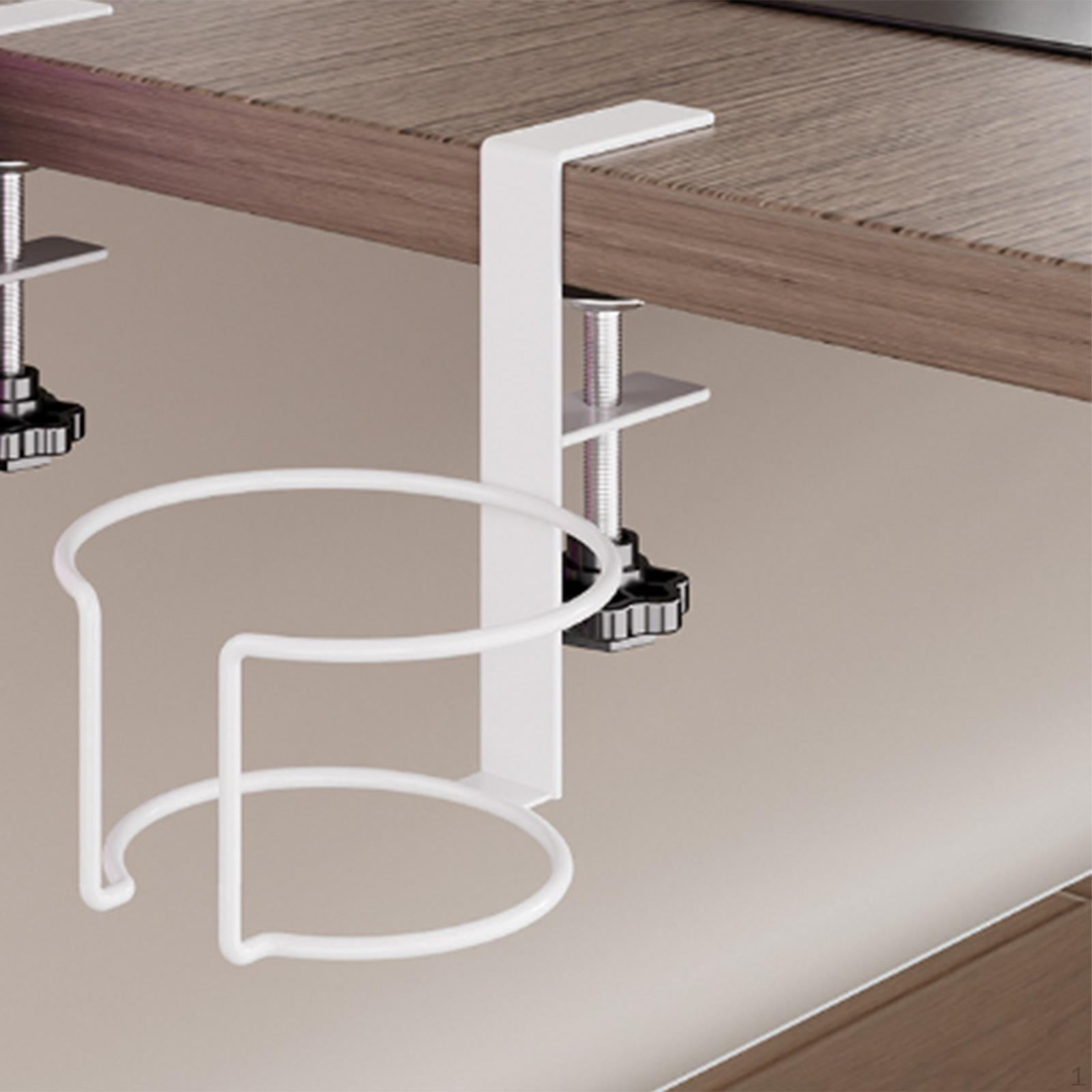 

Настольный держатель для стакана с креплением-зажимом, органайзер для игр и офиса белый