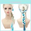 Charming Elsa Princess Wig For Kids With Enchanting Snowflake Braid Design Perfect For Dress Up And Performance