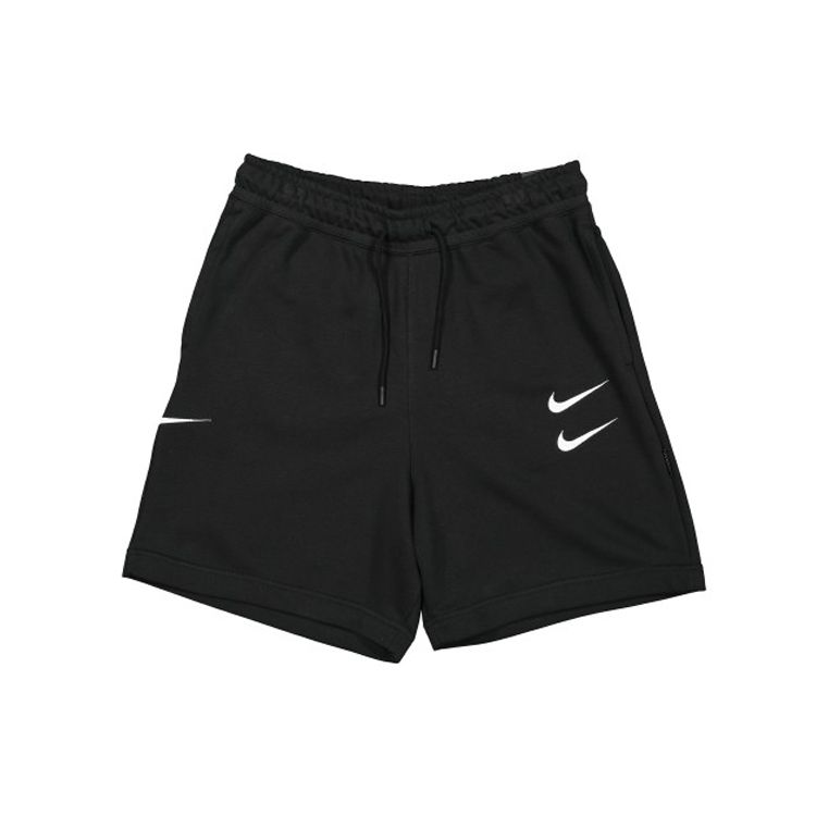 Nike Sportswear NSW Swoosh French Terry Elastic Waist Drawcord Casual Shorts Men Black CJ4882-010 S