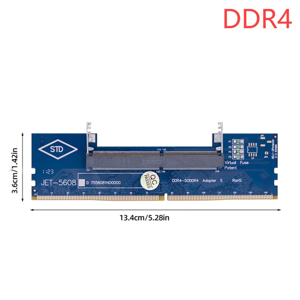 Laptop DDR5 RAM To Desktop DDR5 U-DIMM Adapter Overcurrent Protection DDR5/DDR4/DDR3 Memory RAM Adapter Card for Laptop Desktop