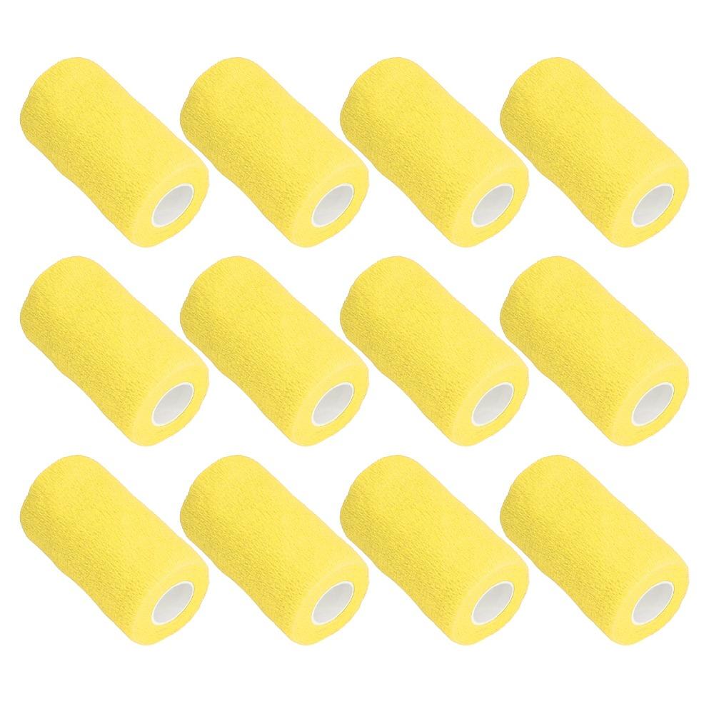 12Pcs Porous Non Woven Elastic Bandage Wrap Elastic Self Adhesive Nonwovens Wrap Animal Care
