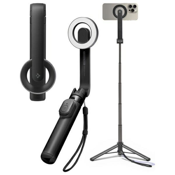 Spigen Selfiestick S571W MagSafe Tripod Bluetooth black/black AMP07656